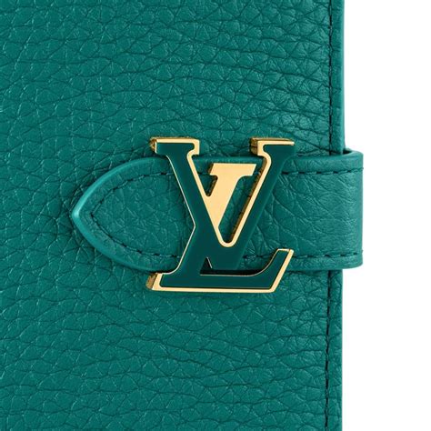 lv vertical compact wallet.